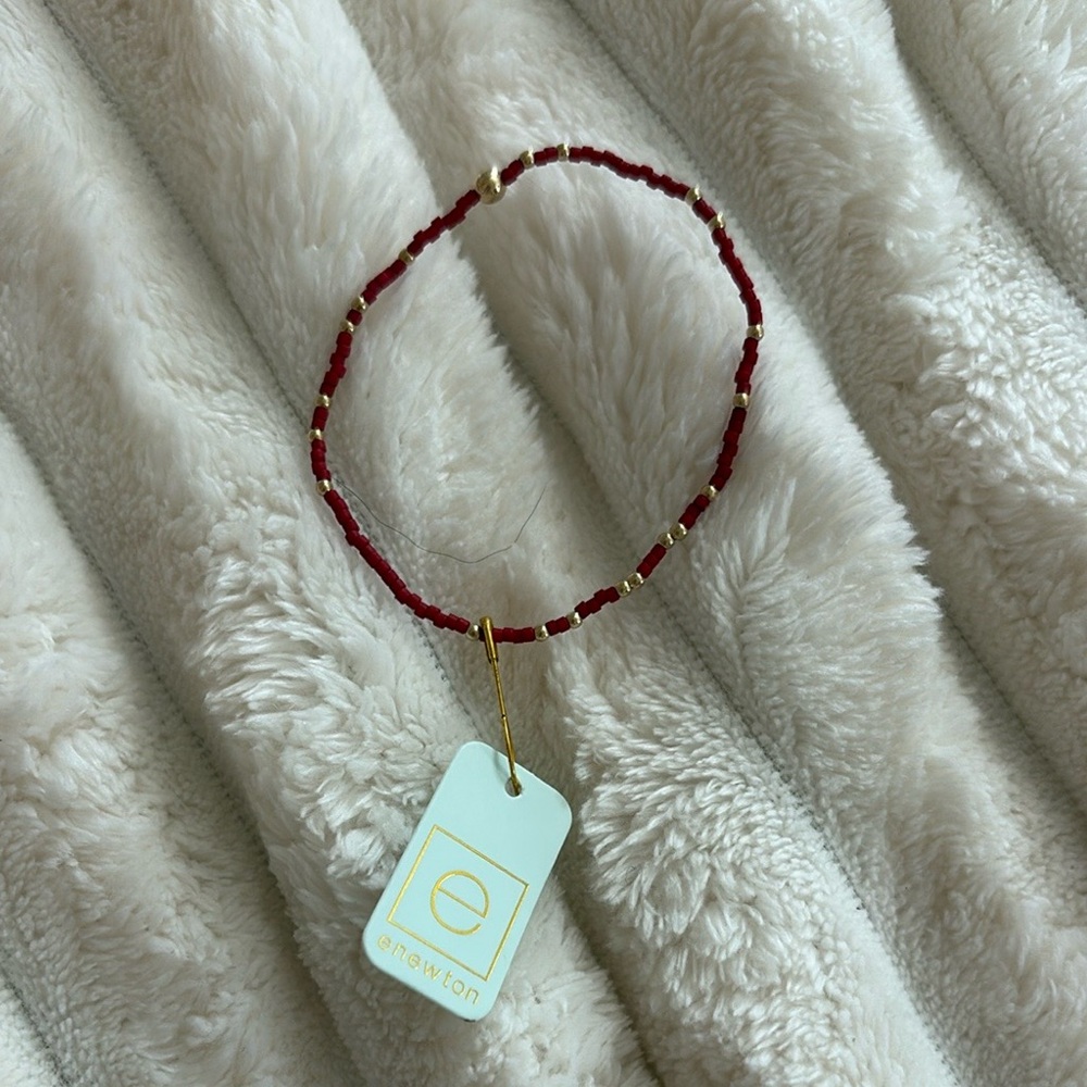 Newton Red and Gold Bracelet Minimalist Design